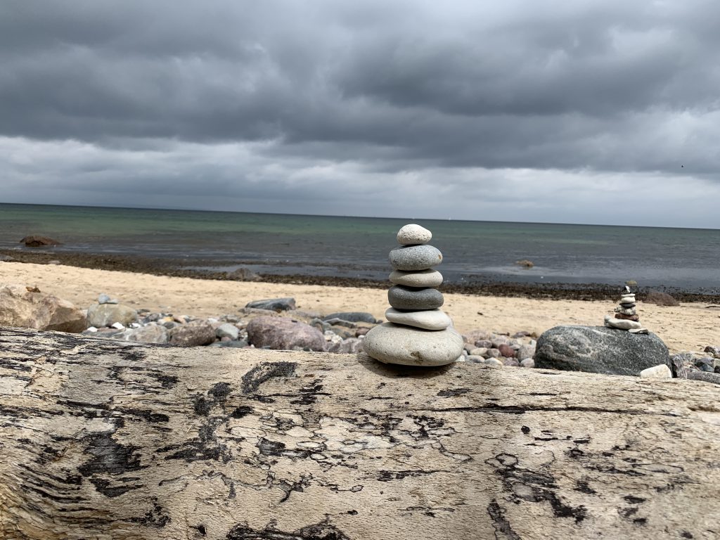 Steine am Strand von Göhren