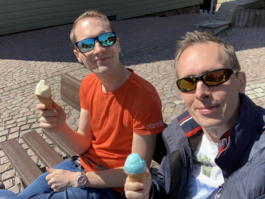 Eis essen in Clausthal